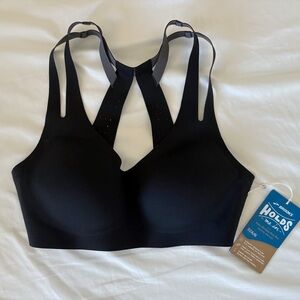 NWT Brooks Dare Strappy Running Bra black size 32 A/B